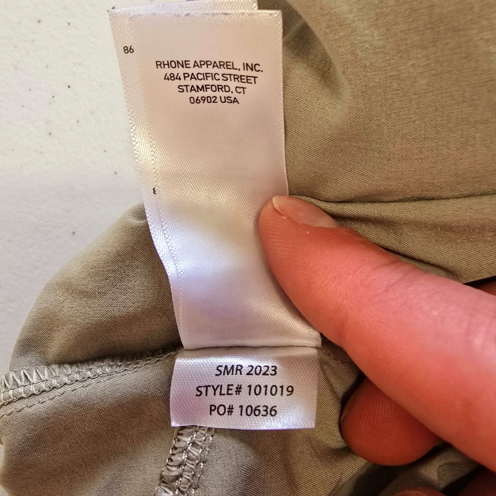 Rhone Essentials 7" Shorts Light Khaki Tan Men's XXL Activewear Outdoor - Picture 9 of 11